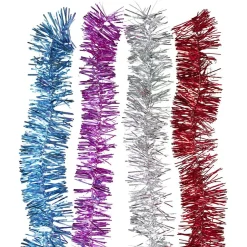 Guirlandes de Noël multicolores scintillantes x5