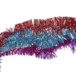 Guirlandes de sapin colorées L 1,8 m - Lot de 5