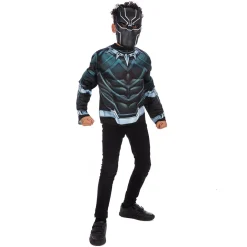 Haut avec masque Black Panther Avengers Taille unique