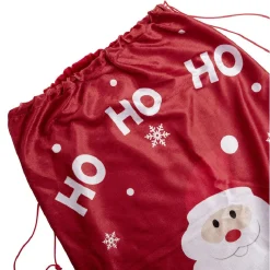 Hotte de Père Noël en velours