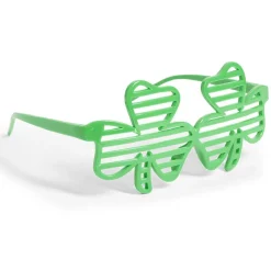 Kit bretelles, lunettes et noeud papillon Saint-Patrick vert