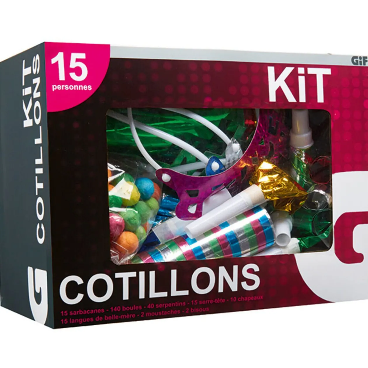 Kit cotillons 15 personnes