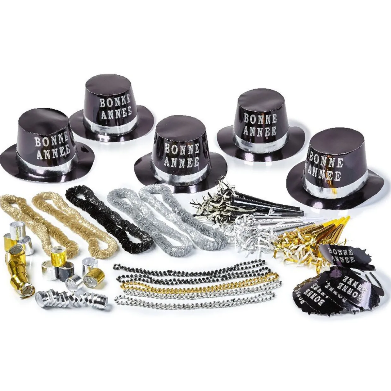 Kit cotillons de luxe 10 personnes