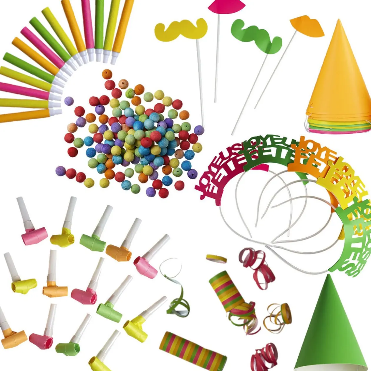 Kit cotillons fluos 15 personnes