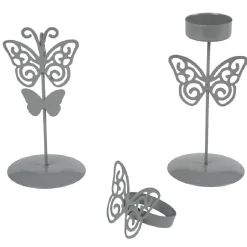 Kit décoration de table Papillon 12 pièces