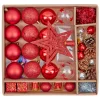 Kit décoration pour Sapin de Noël Rouge x40