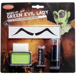 Kit de maquillage gras Halloween diablesse verte