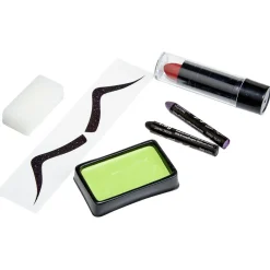 Kit de maquillage gras Halloween diablesse verte