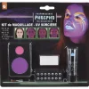 Kit de maquillage phosphorescent fluo sorcière Halloween