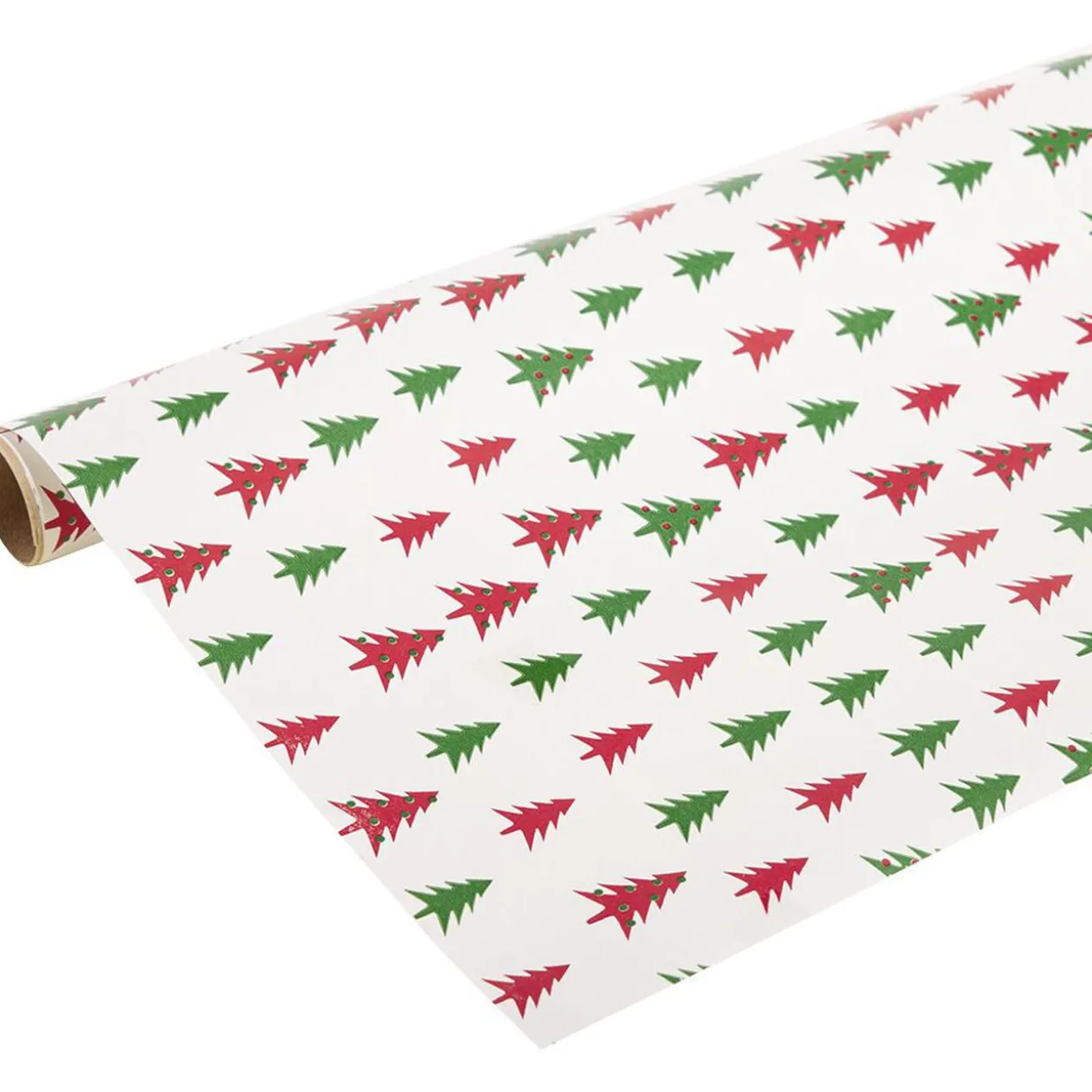 Kit papier cadeau x4 bolduc x2 noeud x7 motif tradition