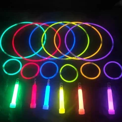 Kit phosphorescent bracelet pendentif collier x18