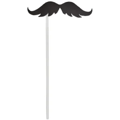 Kit photo booth noir et doré 10 pièces