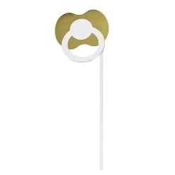 Kit photobooth baby doré x10