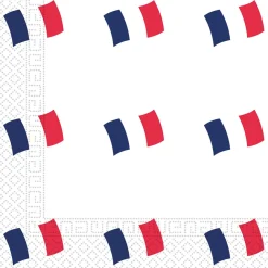 Kit vaisselle jetable Euro 2021 France pour 8 personnes