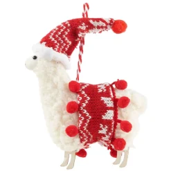 Lama de Noël à suspendre