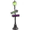 Lampadaire directif mouvant Halloween sonore et lumineux H152cm