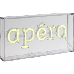 Lampe néon APÉRO 30x4,6xH15cm