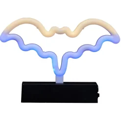 Lampe néon Halloween chauve-souris 23xH16cm