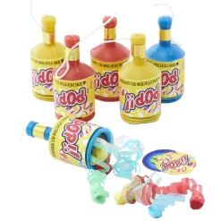 Lance serpentins multicolores Pop x6