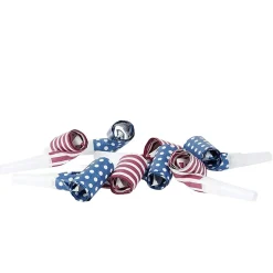 Langue de belle-mère bleu et rouge x 8