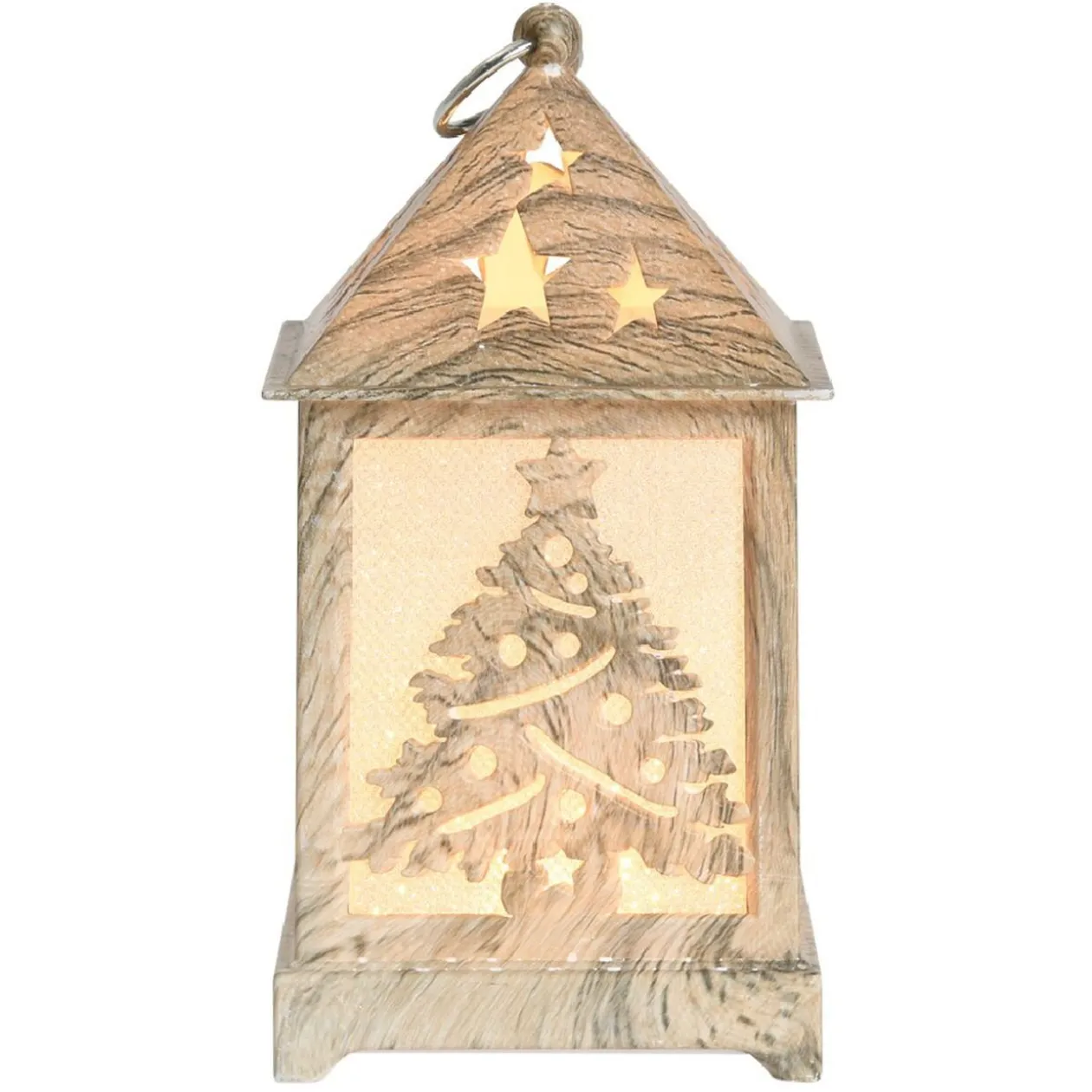 Lanterne de Noël à suspendre 1 LED