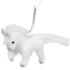Licorne blanche polaire à suspendre