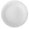 Lot de 200 assiettes en carton uni blanc