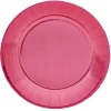 Lot de 10 assiettes en carton Ø23 cm rouge