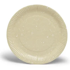 Lot de 8 assiettes motif dinosaures carton Ø23cm