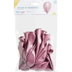 Lot de 20 ballons en latex rose