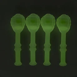 Lot de 12 couverts squelette phosphorescents Halloween