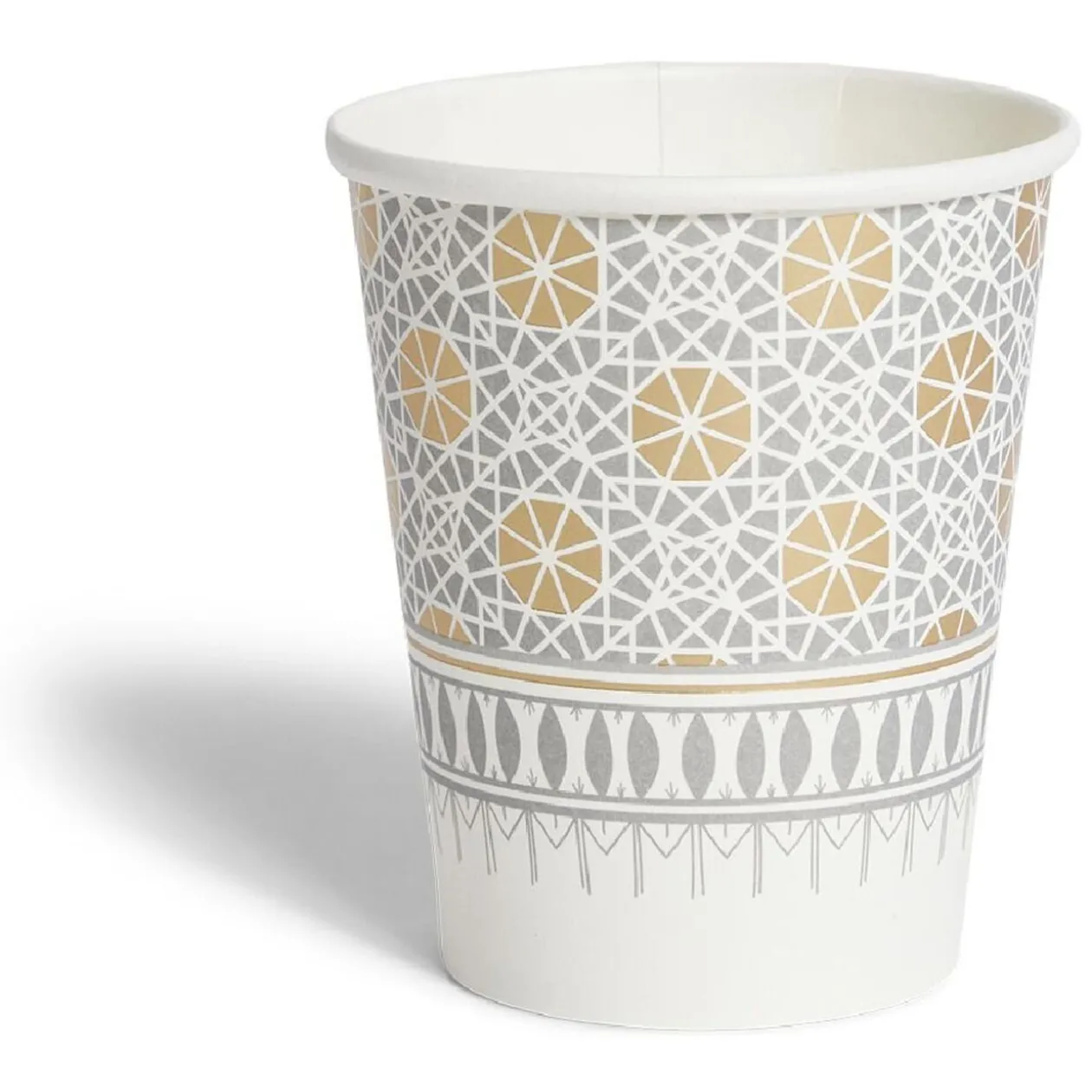 Lot de 12 gobelets en carton décor oriental