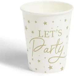 Lot de 8 gobelets Let's Party carton 24cl