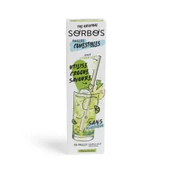 Lot de 6 pailles comestibles