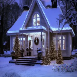 Lot de 5 pics lumineux à planter H50cm multicolore