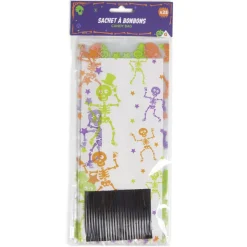 Lot de 25 sachets à bonbons pour Halloween - 3 modèles