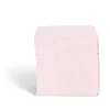 Lot de 50 serviettes cocktails rose poudré 20x20cm