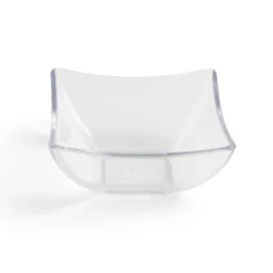 Lot de 6 verrines 95ml plastique transparent Ø7,9xH3,6cm