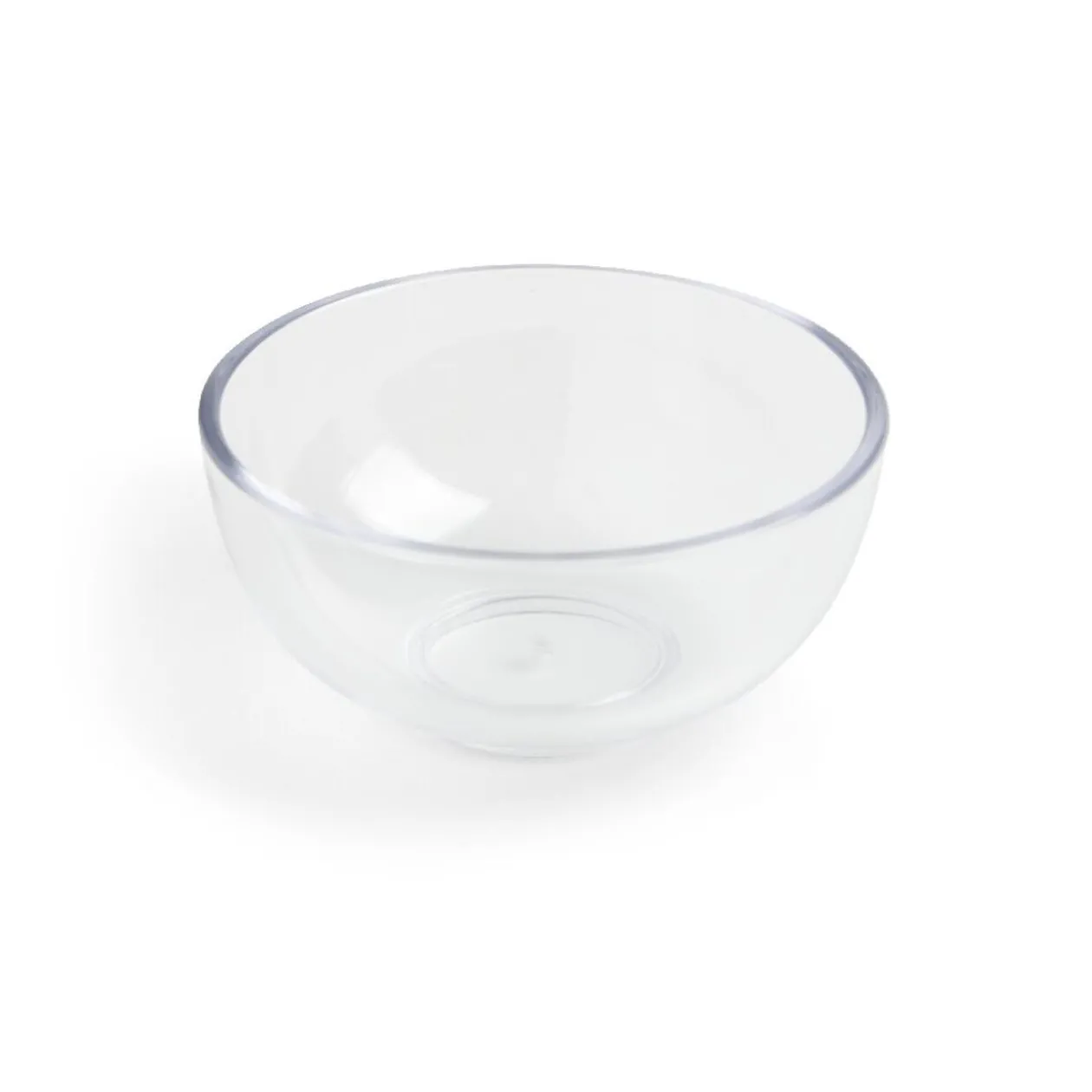 Lot de 6 verrines 120ml plastique transparent Ø8,3xH4cm