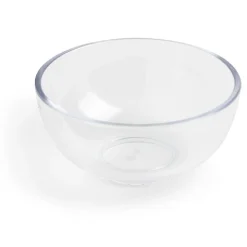 Lot de 6 verrines 120ml plastique transparent Ø8,3xH4cm