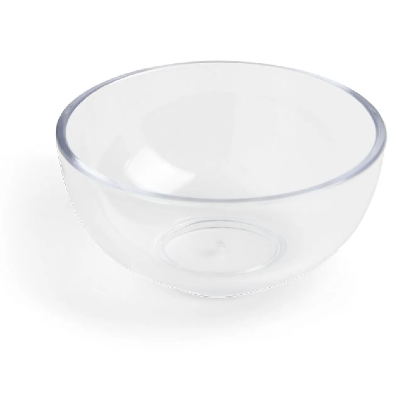 Lot de 6 verrines 120ml plastique transparent Ø8,3xH4cm