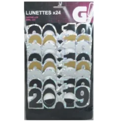 Lunette chiffre nouvel an 2019 x24