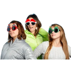 Lunette festive thème Noël