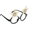 Lunettes fantaisie étoiles dorées