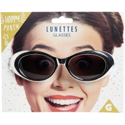 Lunettes scintillantes doré ou argenté