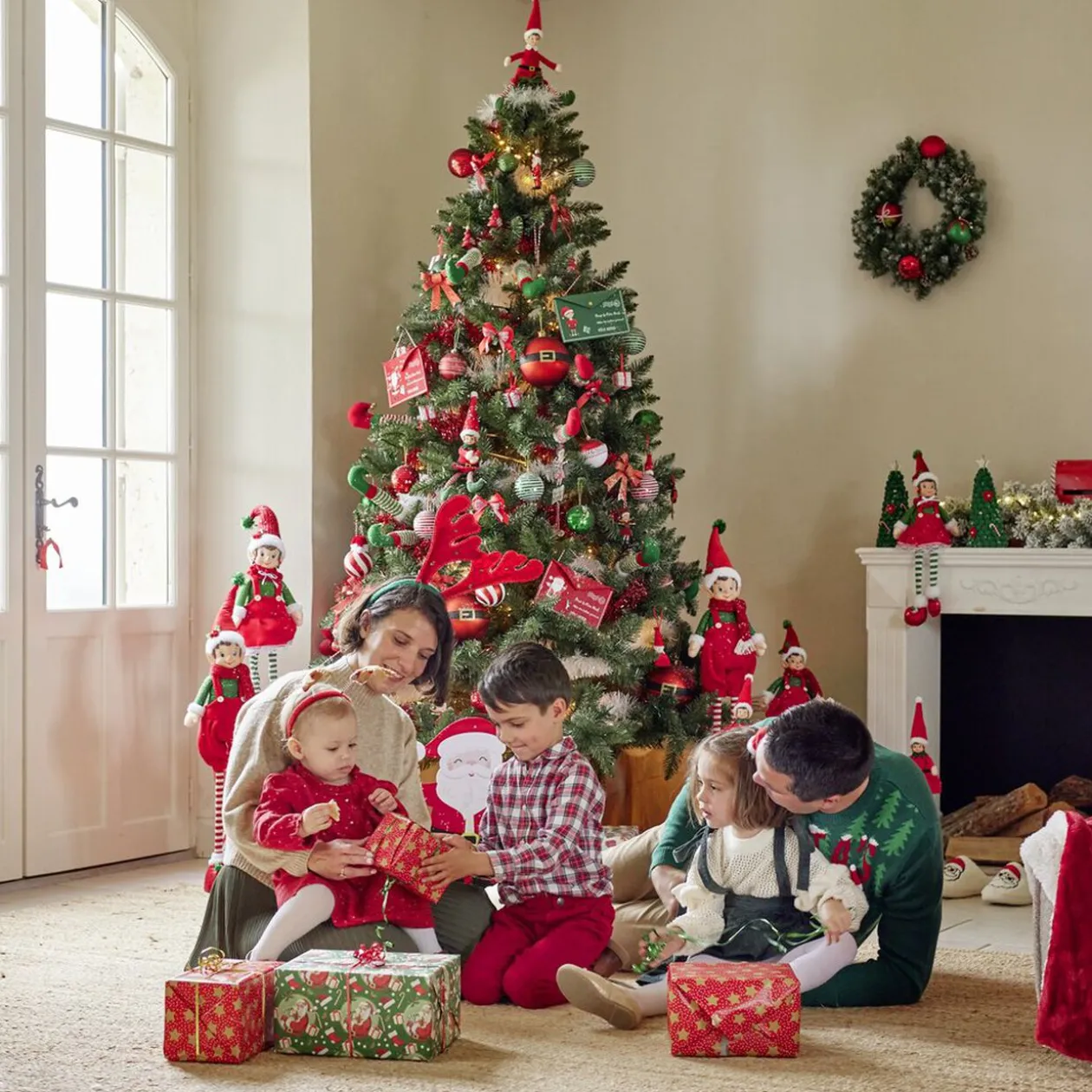 Lutin en bois à suspendre L10cm - 2 modèles fille ou garçon