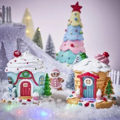 Maison cupcake lumineuse - 2 modèles