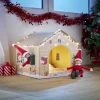 Maison de lutin farceur en carton H32x33x39cm