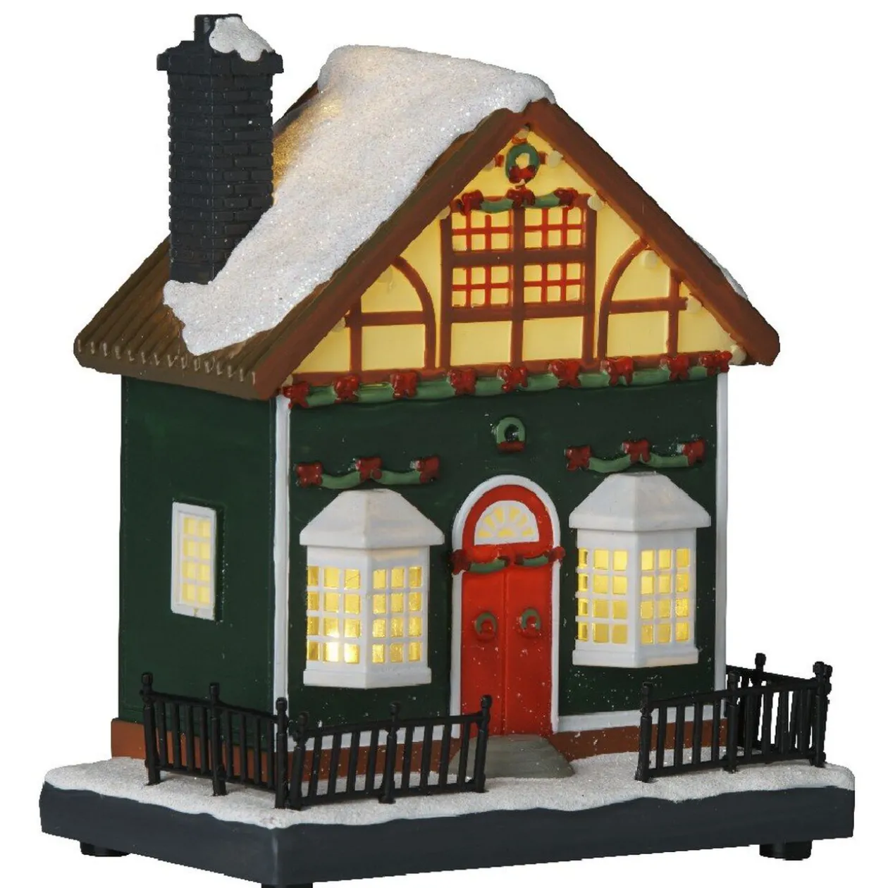 Maison lumineuse banc froid en résine