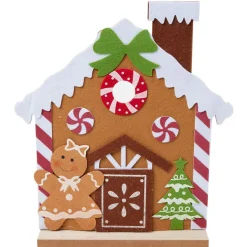 Maison pain d'épices fille ou garçon H33cm - 2 modèles